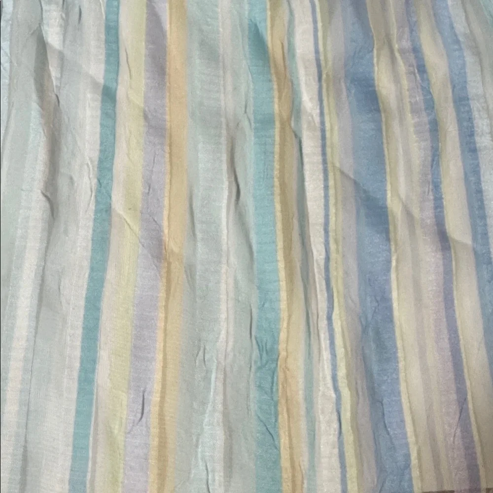Striped Home Accent Curtain